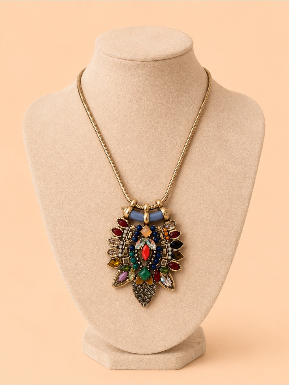 STELLA & DOT MULTICOLOUR STATEMENT NECKLACE